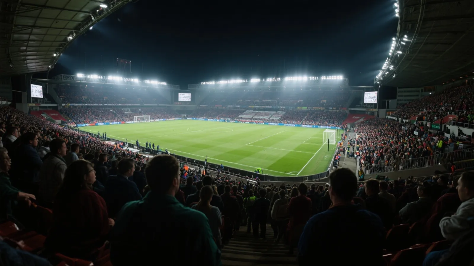 葡超夜赛现场体育场全景图