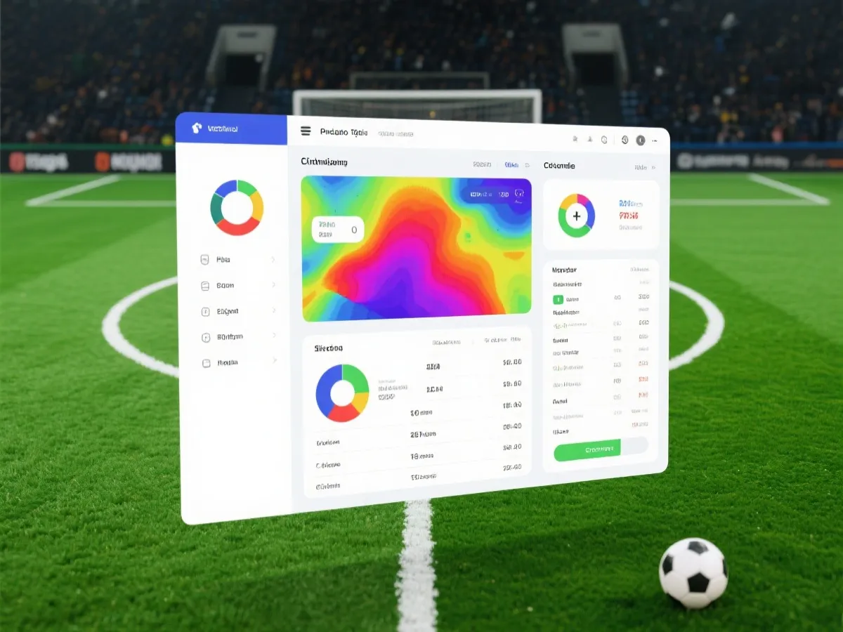 葡超比赛数据与热点图示意